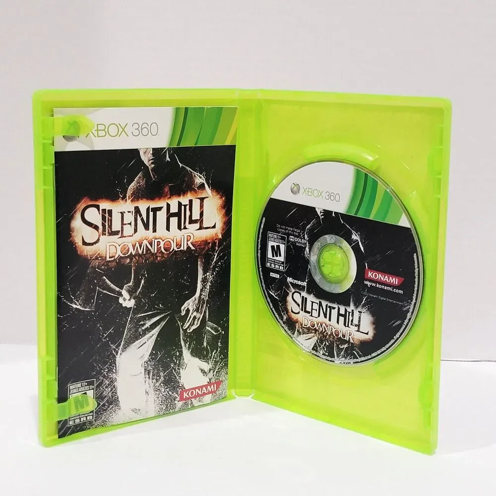 Silent Hill Downpour (Xbox 360, 2012) Complete CIB Manual Case Video Game
